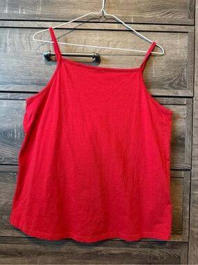 Old Navy Red Spaghetti-Strap Tank Top
